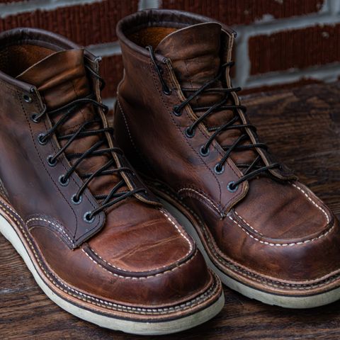 Red Wing 6-Inch Classic Moc in S.B. Foot Copper Rough and Tough