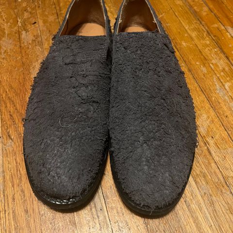 Viberg Slipper in C.F. Stead Teak Waxy Mohawk