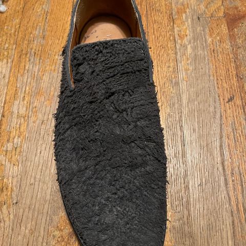 Viberg Slipper in C.F. Stead Teak Waxy Mohawk