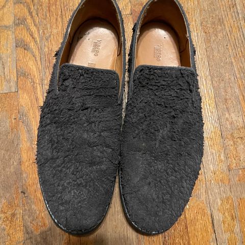 Viberg Slipper in C.F. Stead Teak Waxy Mohawk