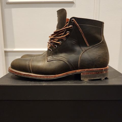 View photo of Viberg Service Boot BCT in Horween Olive Chromepak