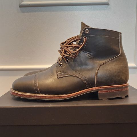 View photo of Viberg Service Boot BCT in Horween Olive Chromepak