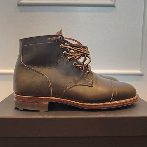 View photo of Viberg Service Boot BCT in Horween Olive Chromepak