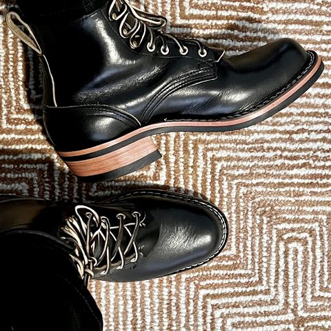Nicks Robert in Horween Chromexcel Overdyed Black