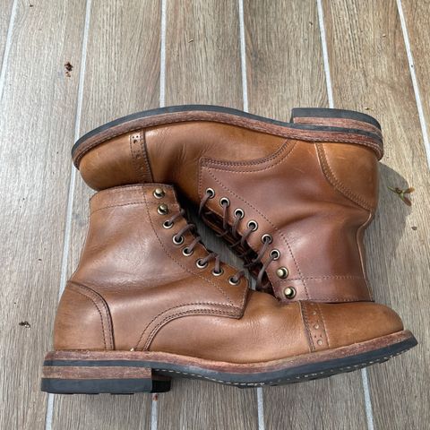 Oak Street Bootmakers Trench Boot in Horween Natural Chromexcel