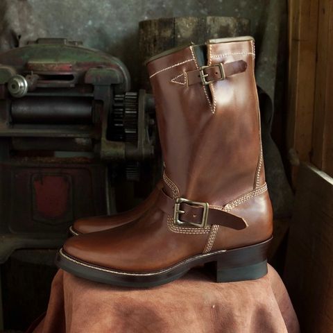 Willie's Handmade Boots Engineer Boots in Maryam Toscanello TPR Horsebutt