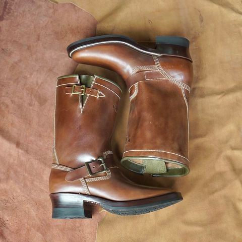 Willie's Handmade Boots Engineer Boots in Maryam Toscanello TPR Horsebutt