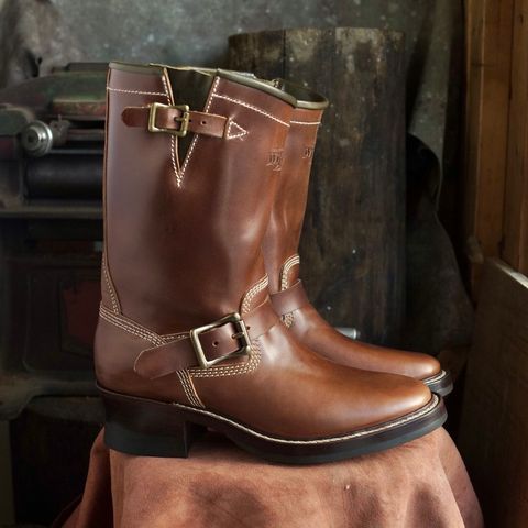 Willie's Handmade Boots Engineer Boots in Maryam Toscanello TPR Horsebutt