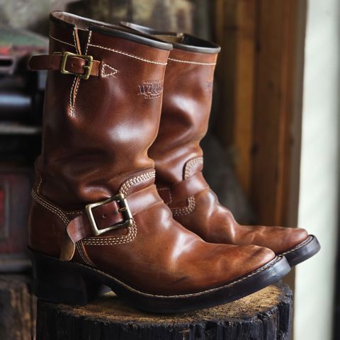 Willie's Handmade Boots Engineer Boots in Maryam Toscanello TPR Horsebutt