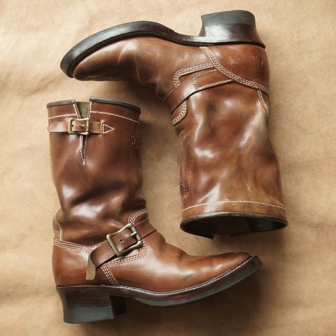 Willie's Handmade Boots Engineer Boots in Maryam Toscanello TPR Horsebutt
