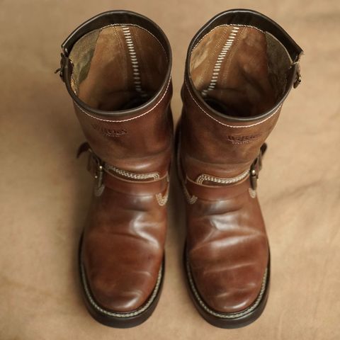 Willie's Handmade Boots Engineer Boots in Maryam Toscanello TPR Horsebutt