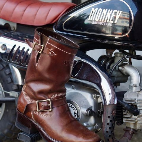 Willie's Handmade Boots Engineer Boots in Maryam Toscanello TPR Horsebutt