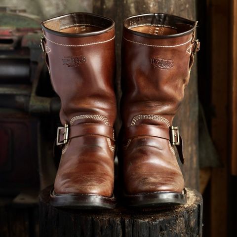 Willie's Handmade Boots Engineer Boots in Maryam Toscanello TPR Horsebutt