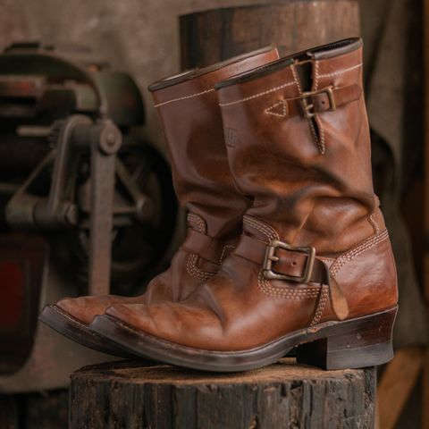 Willie's Handmade Boots Engineer Boots in Maryam Toscanello TPR Horsebutt