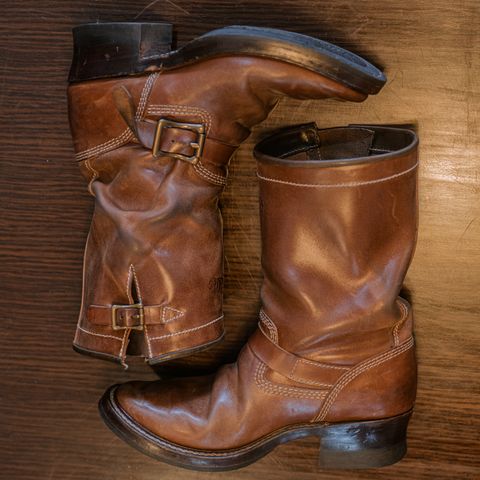 Willie's Handmade Boots Engineer Boots in Maryam Toscanello TPR Horsebutt