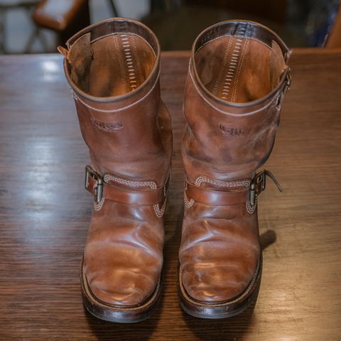 Willie's Handmade Boots Engineer Boots in Maryam Toscanello TPR Horsebutt