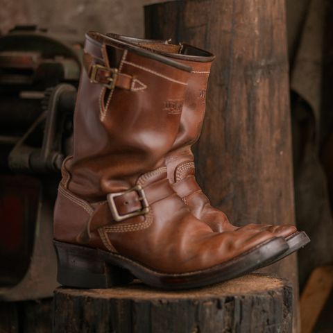 Willie's Handmade Boots Engineer Boots in Maryam Toscanello TPR Horsebutt