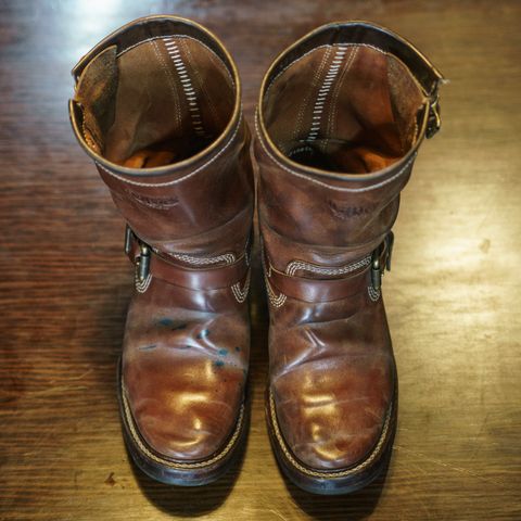Willie's Handmade Boots Engineer Boots in Maryam Toscanello TPR Horsebutt