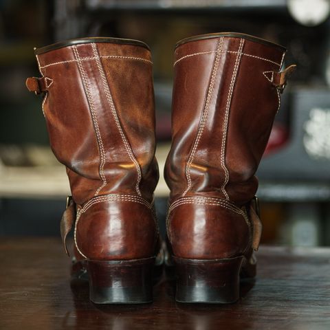 Willie's Handmade Boots Engineer Boots in Maryam Toscanello TPR Horsebutt