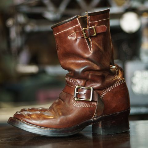 Willie's Handmade Boots Engineer Boots in Maryam Toscanello TPR Horsebutt