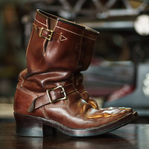 Willie's Handmade Boots Engineer Boots in Maryam Toscanello TPR Horsebutt
