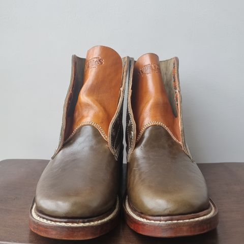Willie's Handmade Boots Boondocker in Maryam Olive Horsebutt