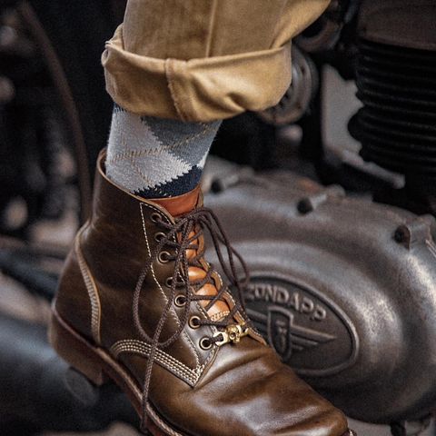 Willie's Handmade Boots Boondocker in Maryam Olive Horsebutt