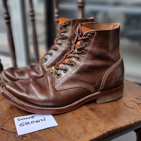 Willie's Handmade Boots Boondocker in Maryam Olive Horsebutt