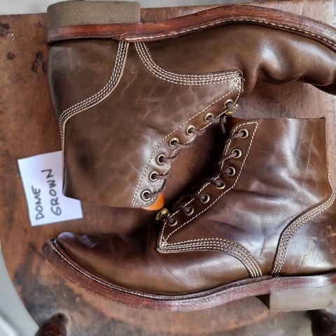 Willie's Handmade Boots Boondocker in Maryam Olive Horsebutt