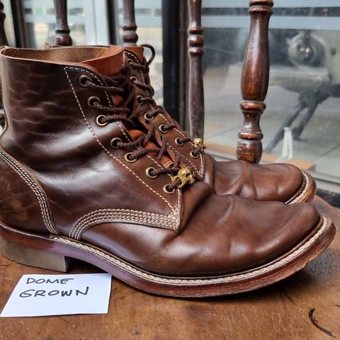Willie's Handmade Boots Boondocker in Maryam Olive Horsebutt