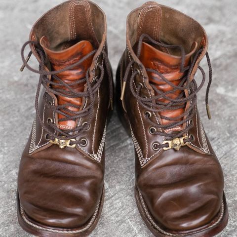 Willie's Handmade Boots Boondocker in Maryam Olive Horsebutt