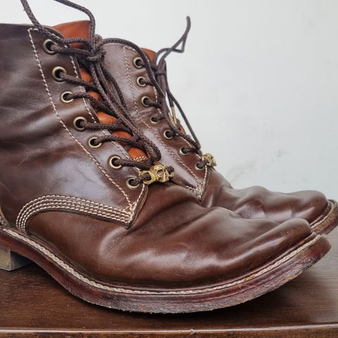 Willie's Handmade Boots Boondocker in Maryam Olive Horsebutt