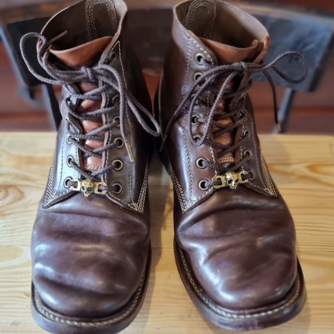 Willie's Handmade Boots Boondocker in Maryam Olive Horsebutt