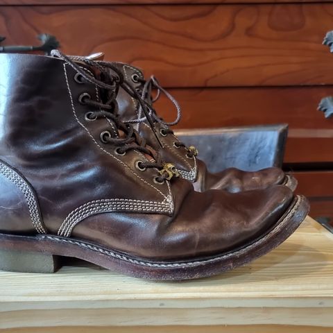 Willie's Handmade Boots Boondocker in Maryam Olive Horsebutt