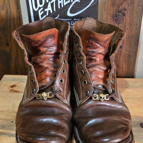 Willie's Handmade Boots Boondocker in Maryam Olive Horsebutt