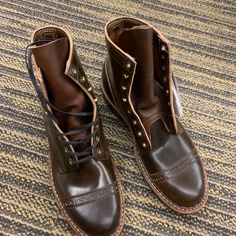 White's MP-Sherman Toe Cap in Horween Cigar Shell Cordovan
