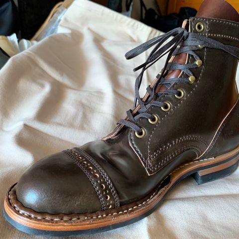 White's MP-Sherman Toe Cap in Horween Cigar Shell Cordovan