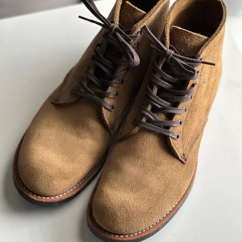 View photo of Red Wing Merchant in S.B. Foot Olive Mohave Roughout