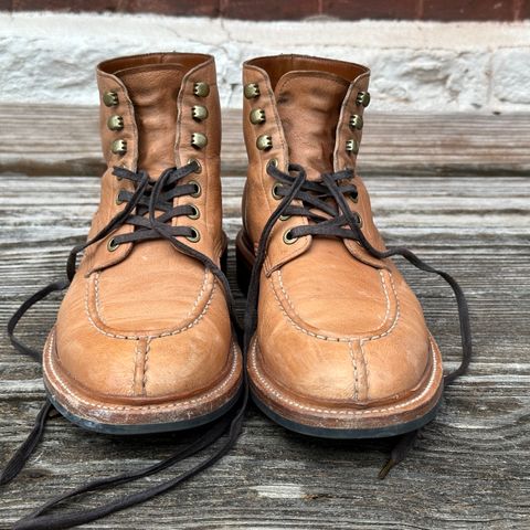 View photo of Grant Stone Ottawa Boot in Incas Natural Kangaroo