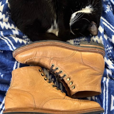 View photo of Grant Stone Ottawa Boot in Incas Natural Kangaroo