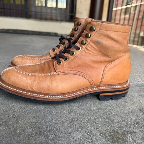 View photo of Grant Stone Ottawa Boot in Incas Natural Kangaroo