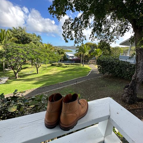 View photo of Grant Stone Ottawa Boot in Incas Natural Kangaroo