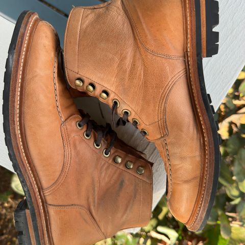 View photo of Grant Stone Ottawa Boot in Incas Natural Kangaroo