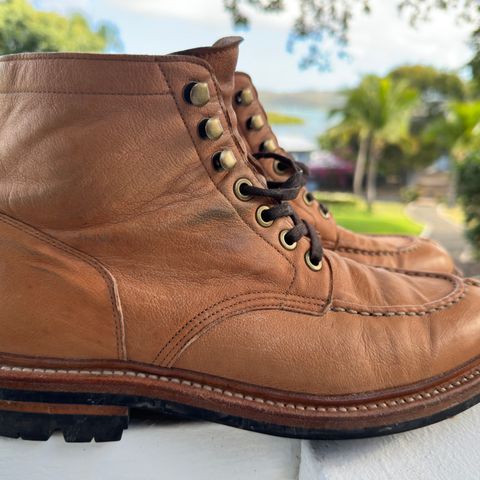 View photo of Grant Stone Ottawa Boot in Incas Natural Kangaroo