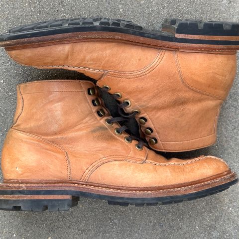 View photo of Grant Stone Ottawa Boot in Incas Natural Kangaroo