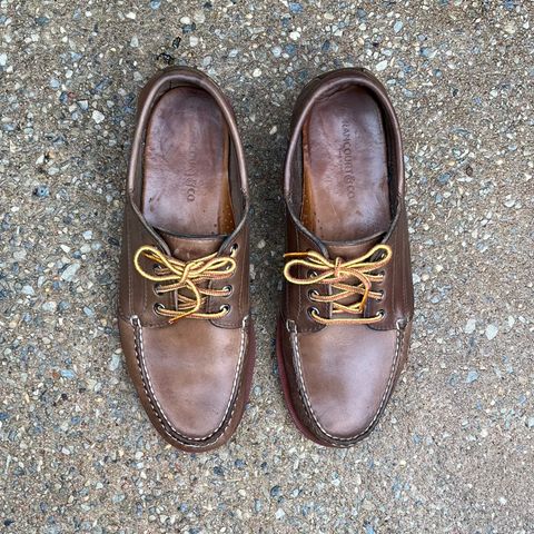 View photo of Rancourt & Co. Classic Ranger-Moc in Horween Natural Chromexcel