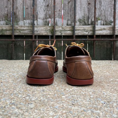 View photo of Rancourt & Co. Classic Ranger-Moc in Horween Natural Chromexcel