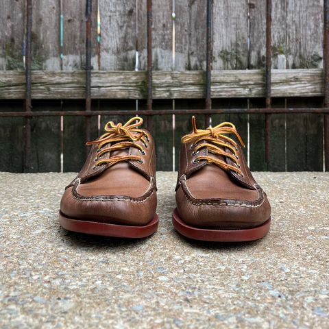 View photo of Rancourt & Co. Classic Ranger-Moc in Horween Natural Chromexcel