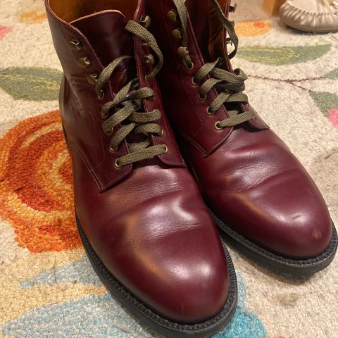 Search result thumbnail of Grant Stone Edward Boot in Horween Burgundy Chromexcel