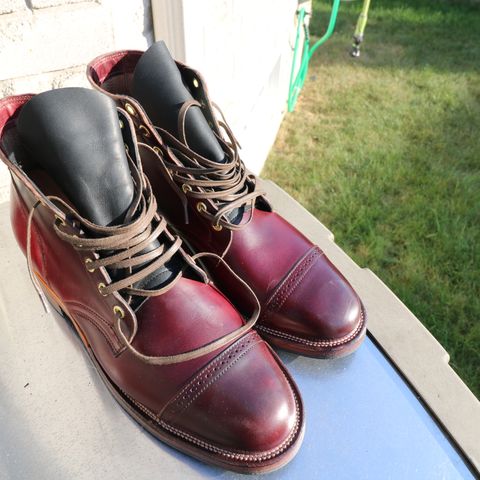 View photo of Viberg Service Boot BCT in Horween Color 8 Chromexcel